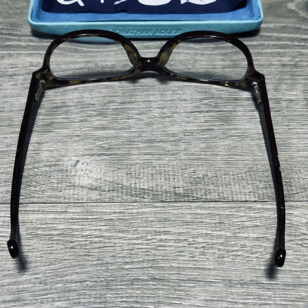 Jonathan Adler JA310 UF Eyeglass Frames Womens 53-17-140 Burgundy‎ Tortoise